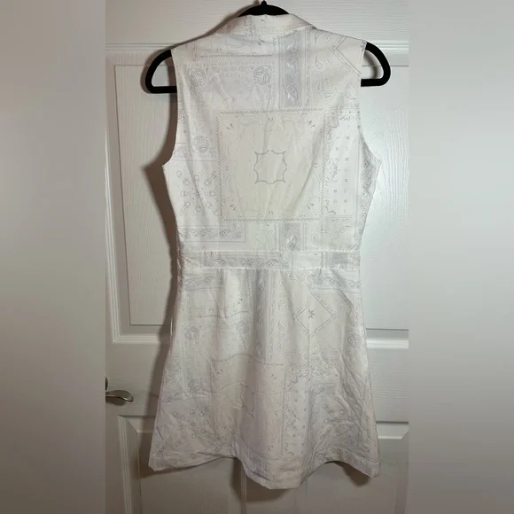 G/FORE Bandana Maverick Sleeveless Dress White Size 6 NWT - Picture 10 of 13